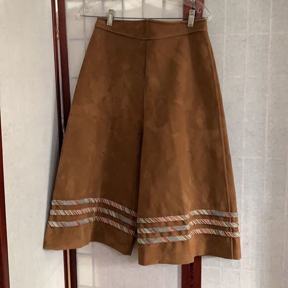 PALAZZO PANTS FAUX SUEDE SIZE 11-12 - Picture 2 of 6